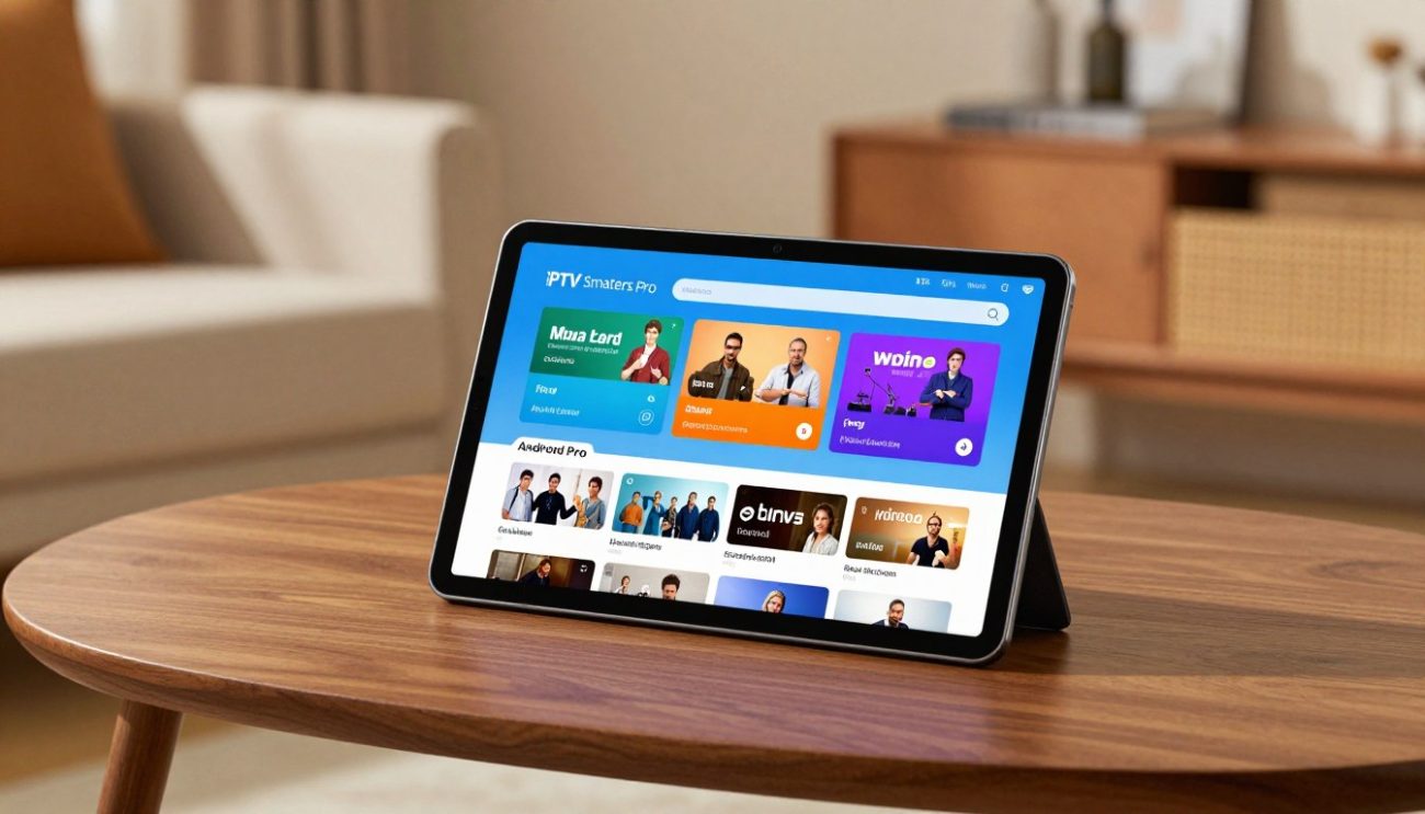 IPTV Smarters Pro user interface