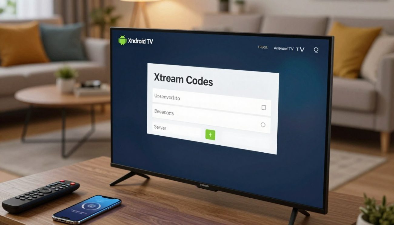 Xtream Codes Login on Android TV